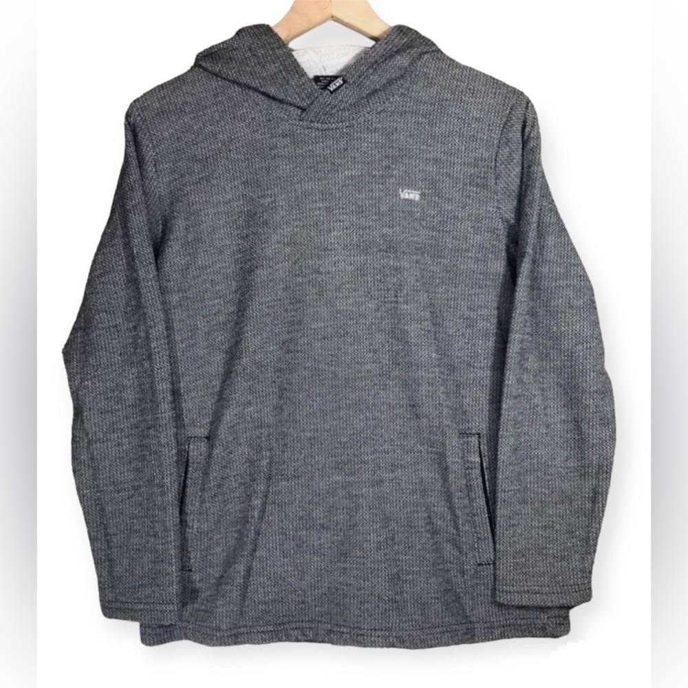 Vans men’s grey and white hoodie